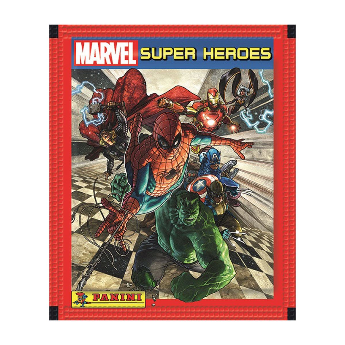 Sobre Marvel 5 estampas S&#250;per H&#233;roes Panini
