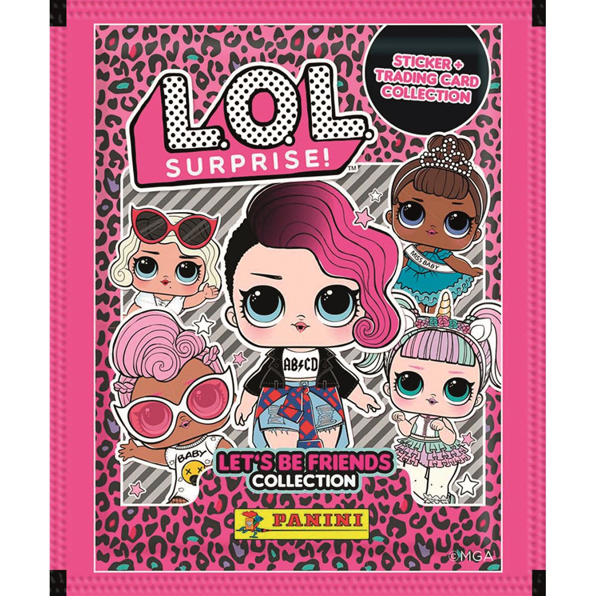 Sobre Con 5 Estampas L.o.l Panini