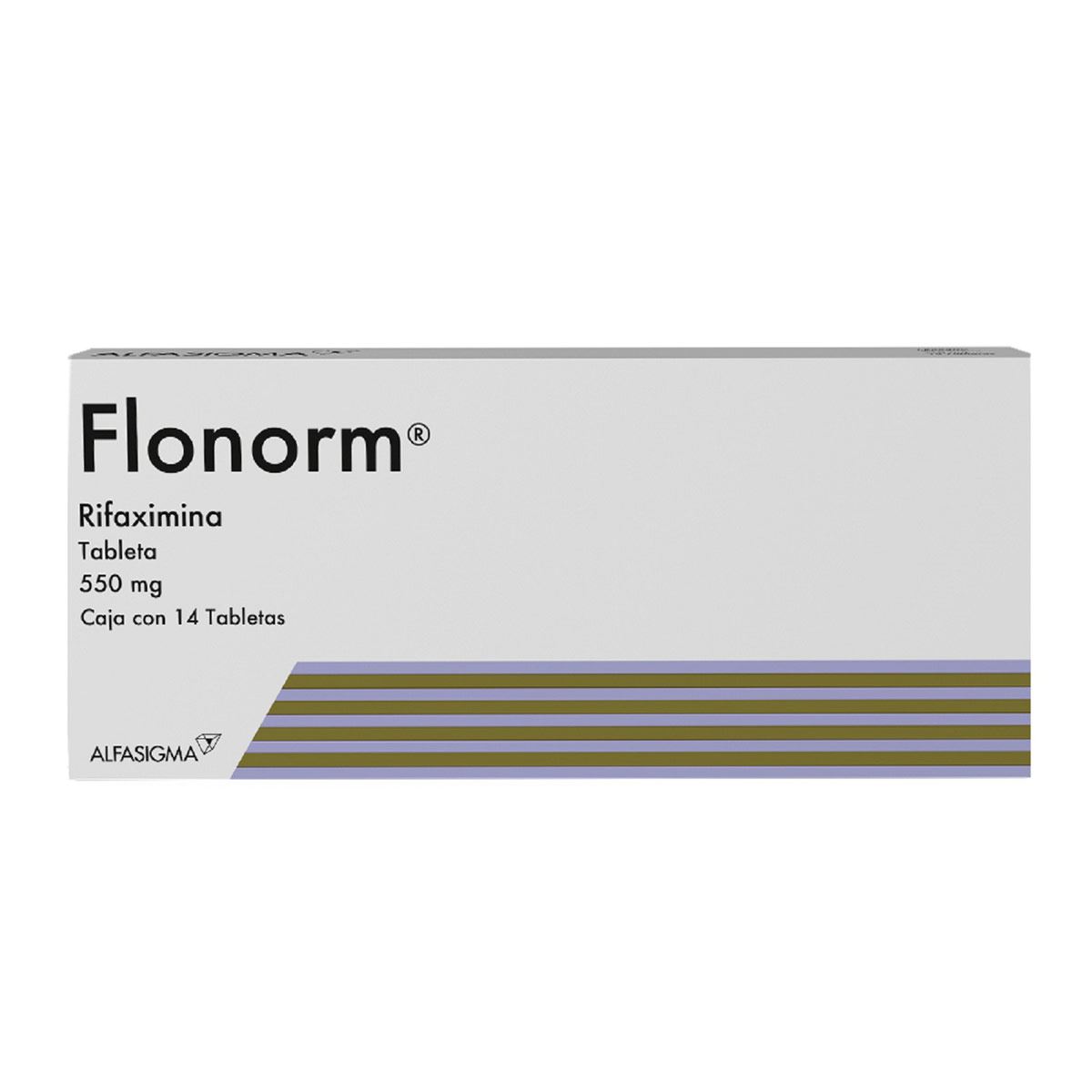 Flonorm 550mg (A) 14 Tabletas