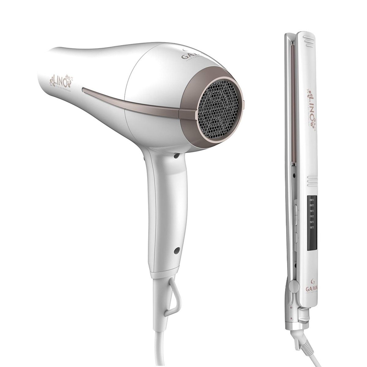 Duopack Plancha Led Y Secadora Lino