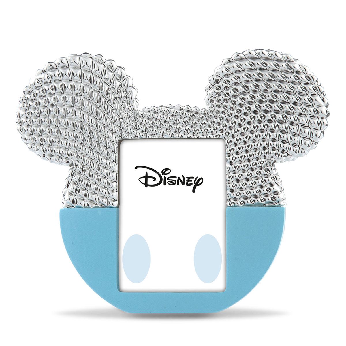 Portarretratos Disney de Resina Esmaltada Medida 10.5 X 9 color Azul Egan