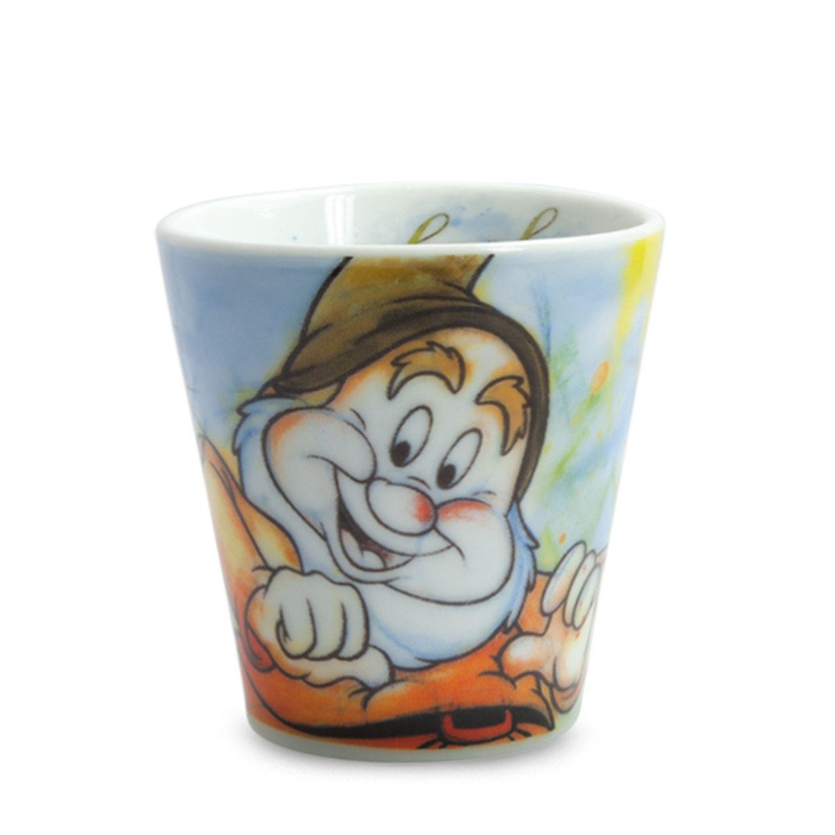 Set 4 Shots 70 ml Disney 7 Enanos Feliz Porcelana