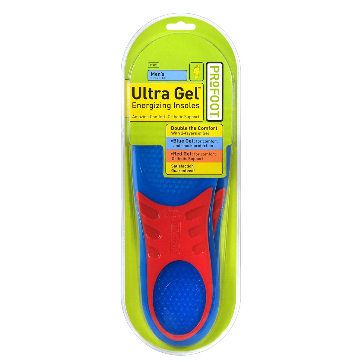 Plantillas Ultra Gel para Hombre