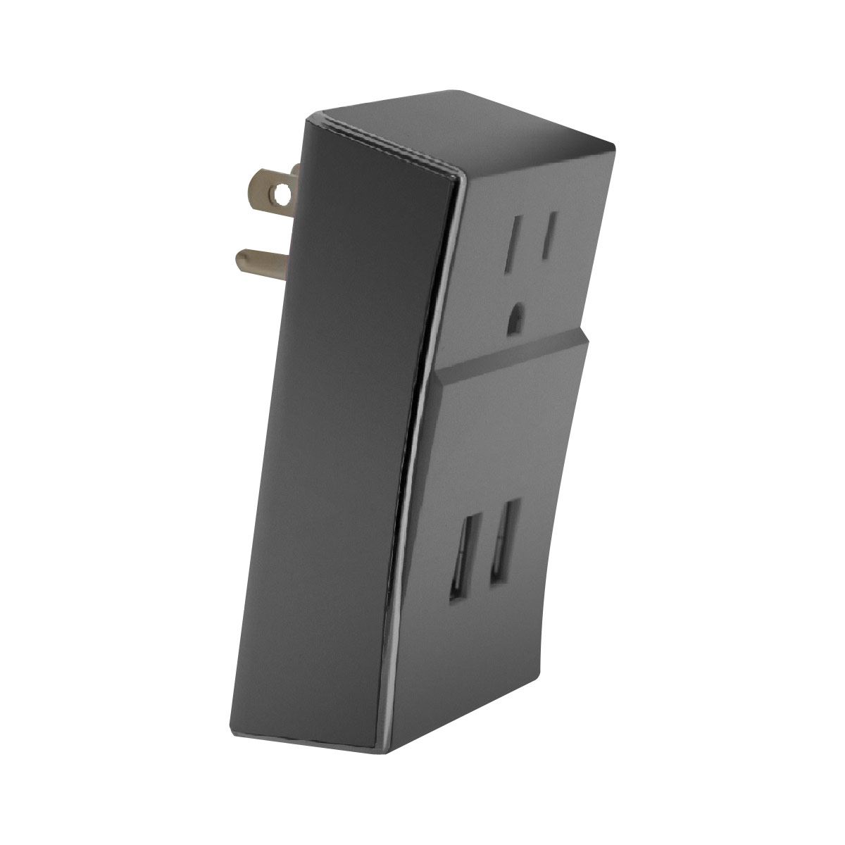 Cargador Doble Puerto USB Negro Bytech