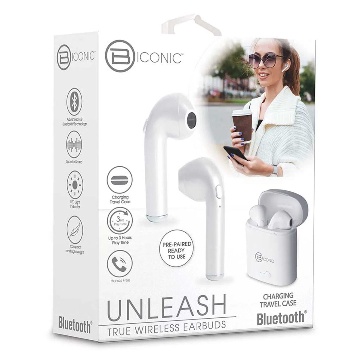 Biconic Wireless Earbuds Charging Biconic™ Powertune True Wireless