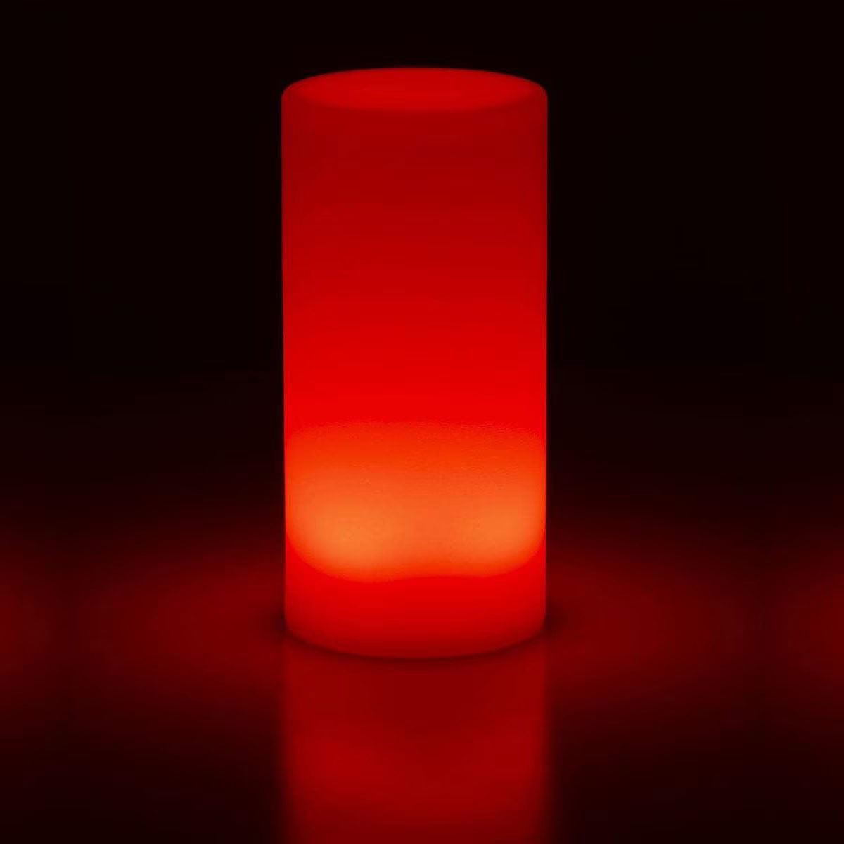 Lámpara LED Bytech cilíndrica con control remoto multicolor