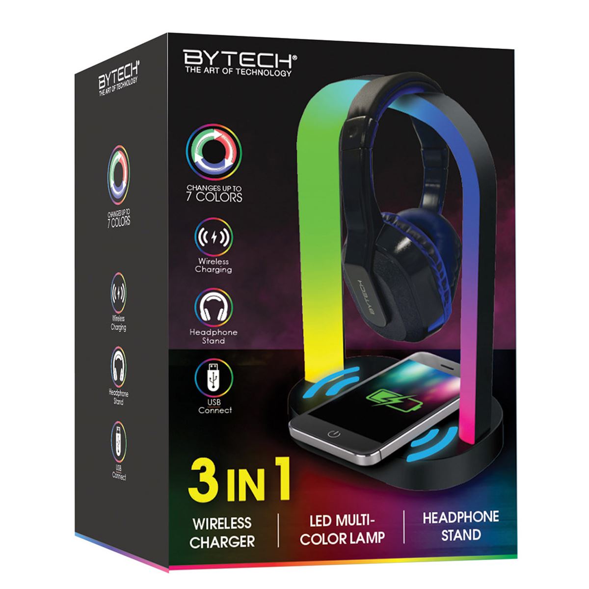 Lámpara LED Bytech 3 en 1 5W multicolor