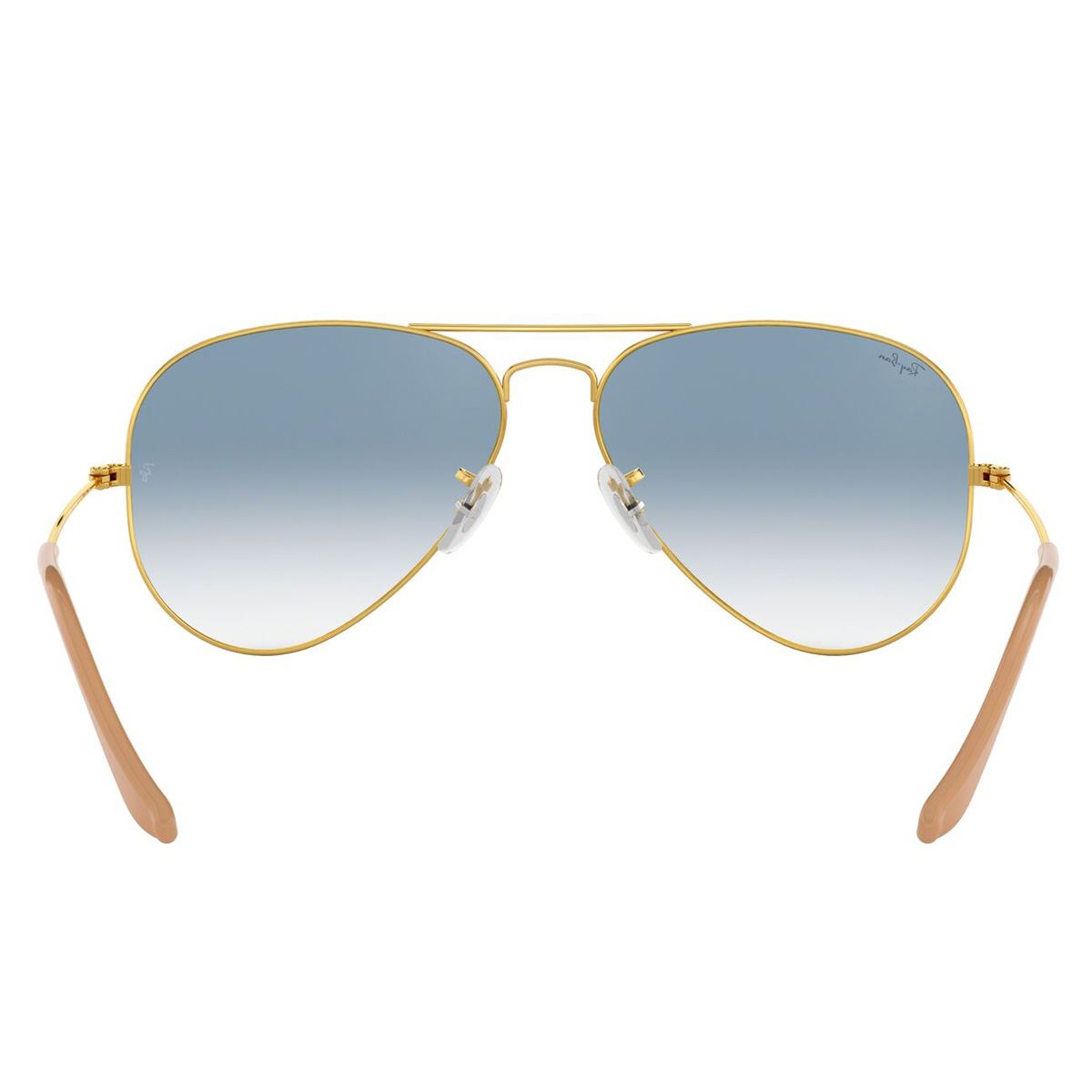 Lente solar Ray Ban Aviator Large Metal Azul Degradado Armazon en Metal