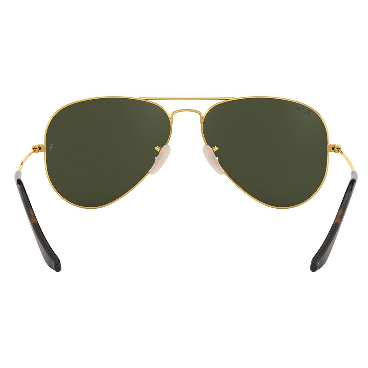 Lente solar Ray Ban Aviator Large Metal Verde Armazón en Metal Oro