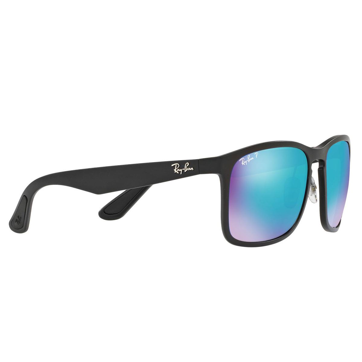 Ray-Ban Azul polarizado, armazón negro