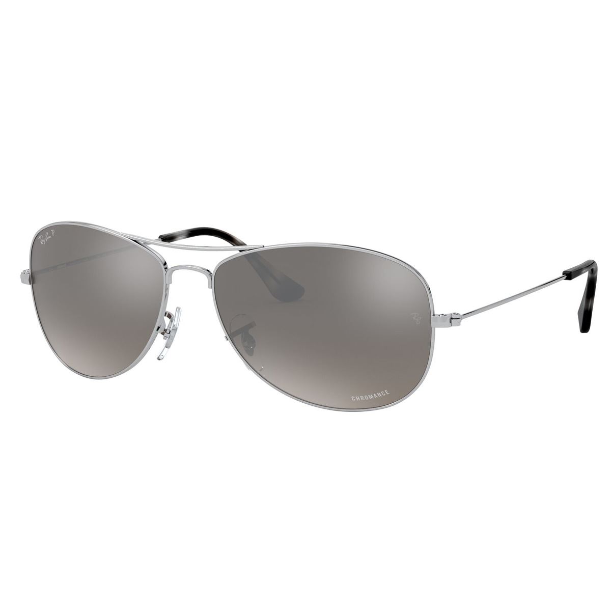 ray ban hexagonal plata
