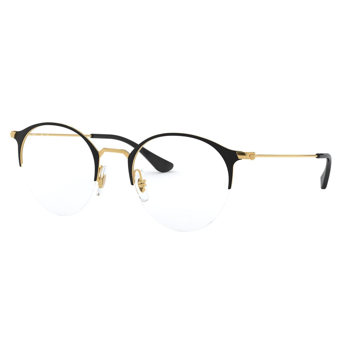 Ray-Ban Armazón en Metal Negro-Dorado