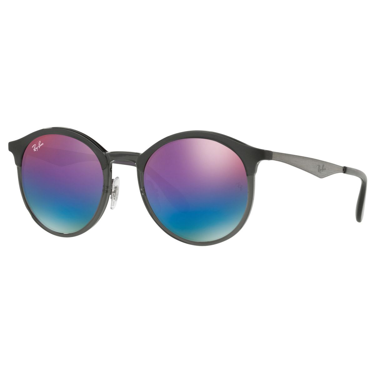 Ray Ban Emma Violeta-Azul Espejado Armazón Gris