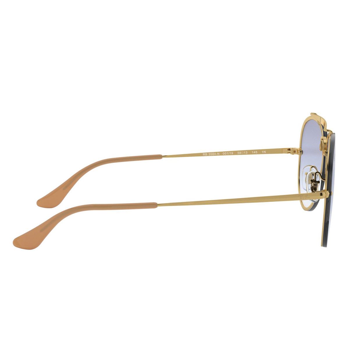 Ray-Ban blaze aviator azul degradado armazón en acero dorado