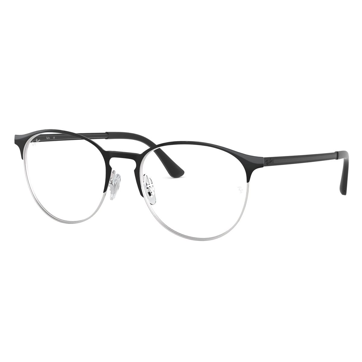 Armazón Ray-Ban en metal negro-plata