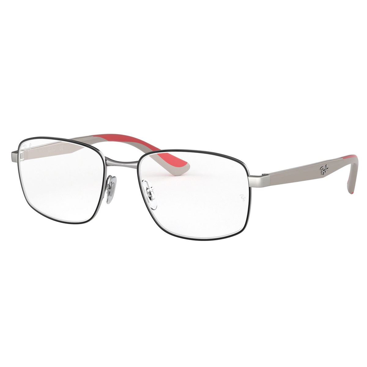 Armazón Ray Ban en metal plata-negro