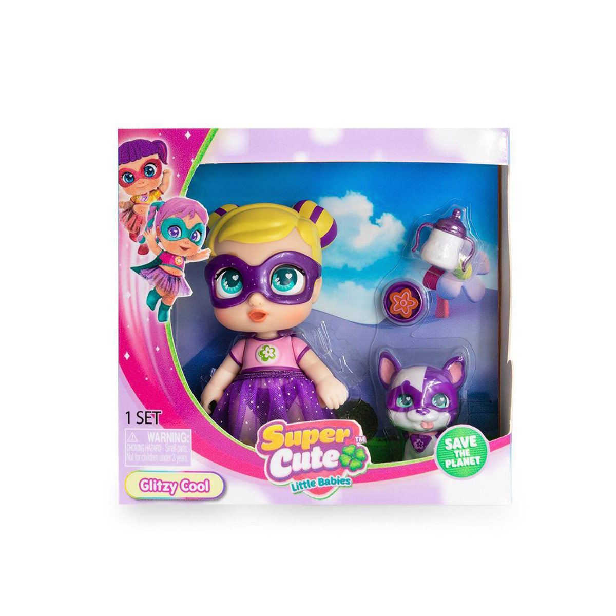 Super Cute Mini Glitzy Cool With Puppy