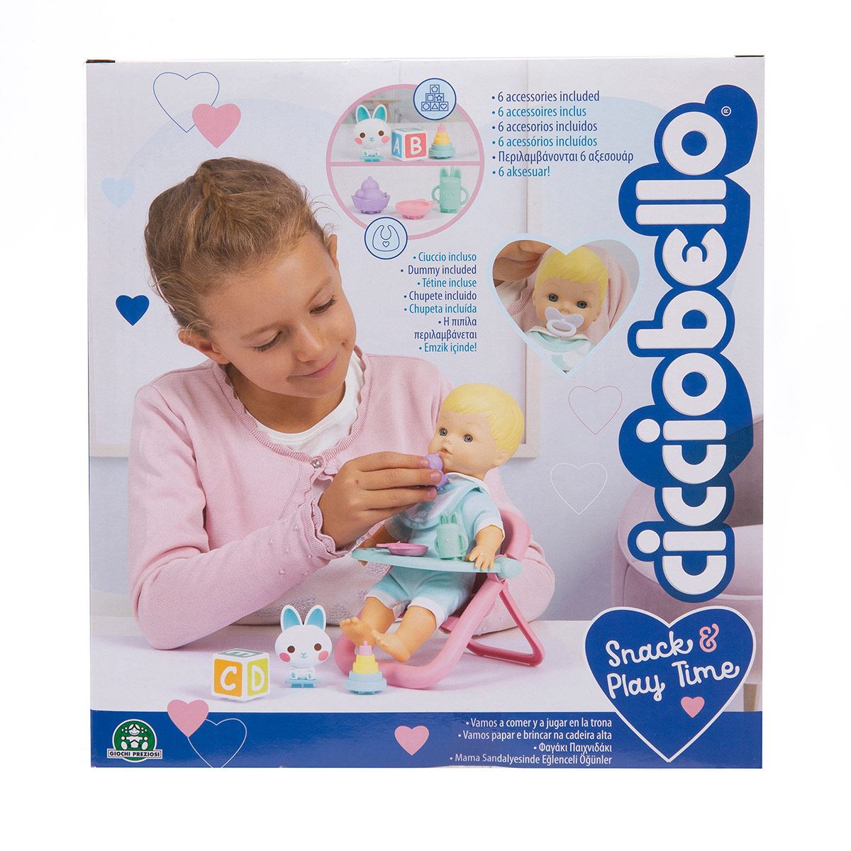Cicciobello Come y Juega 20 cm