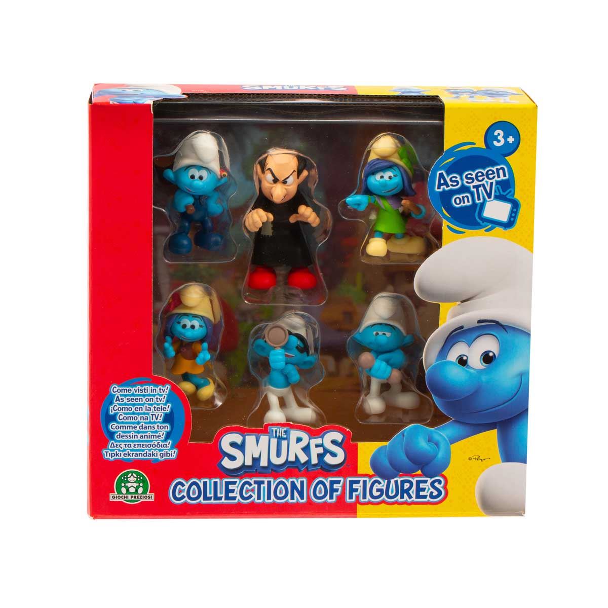 Multipack 6 Figuras Surtidas Pitufos