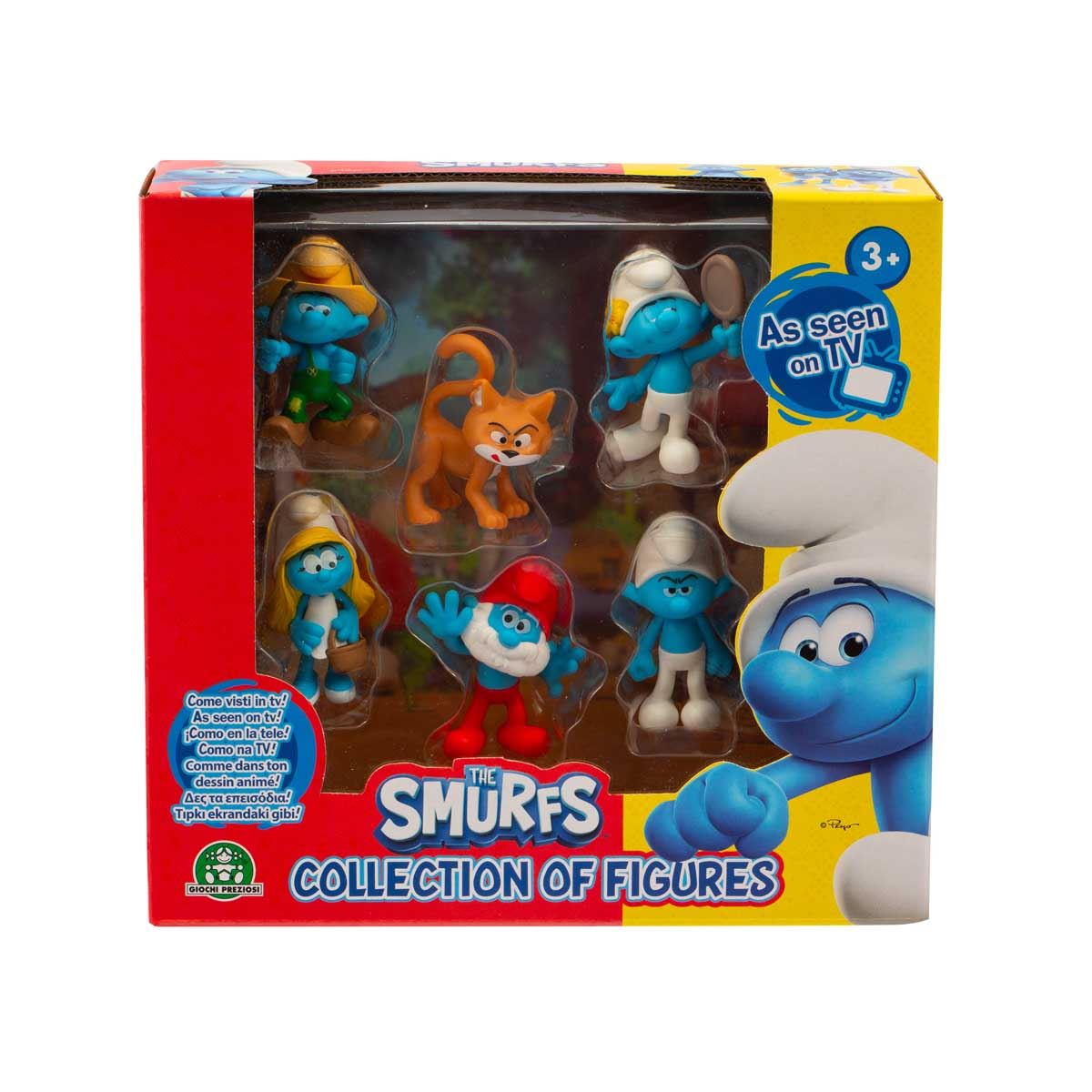 Multipack 6 Figuras Surtidas Pitufos