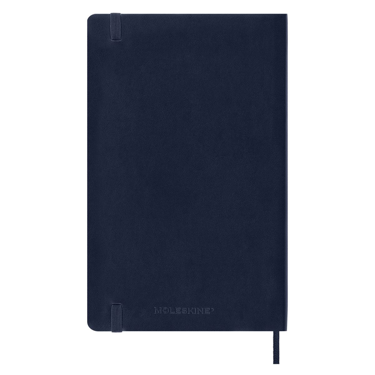 Libreta doble grande azul