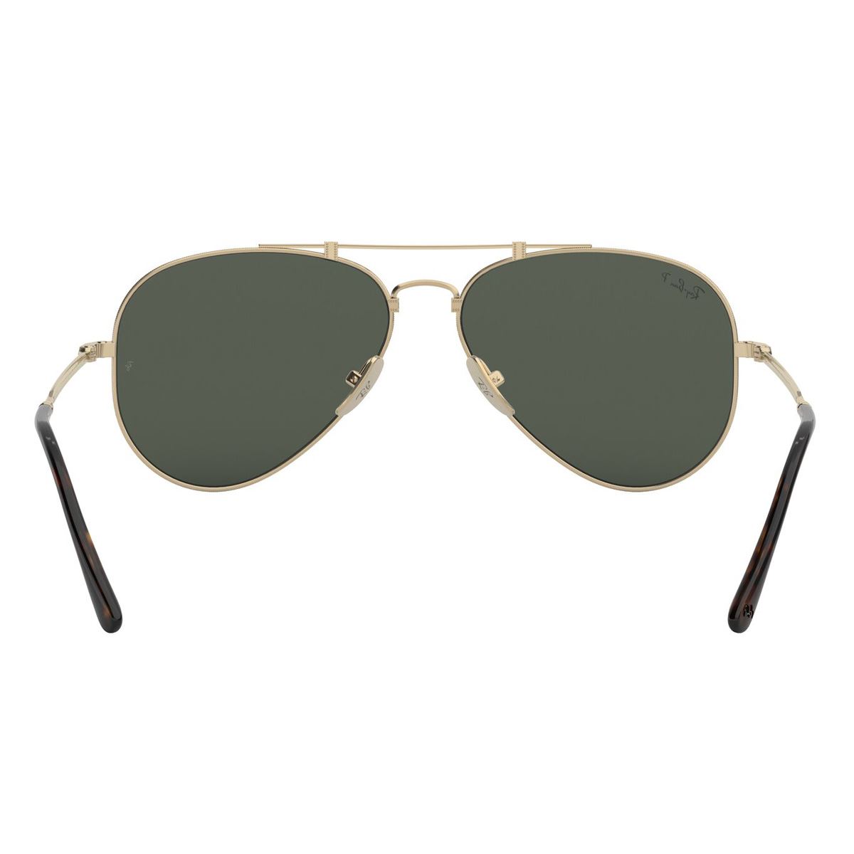 Lente Solar Ray-Ban Titanium Verde de Titanio Oro