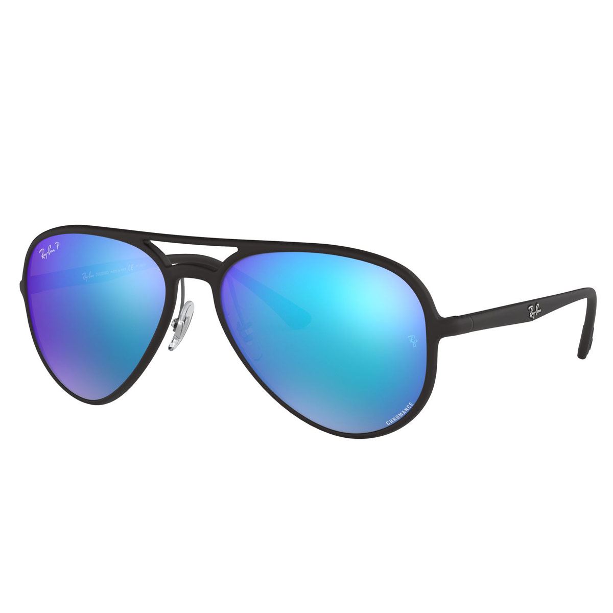 Lente de sol Ray-Ban en negro-azul