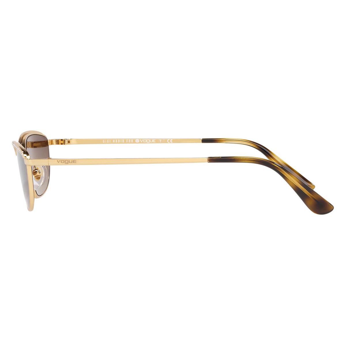 Lentes Solares Vogue Armazón de Metal Oro