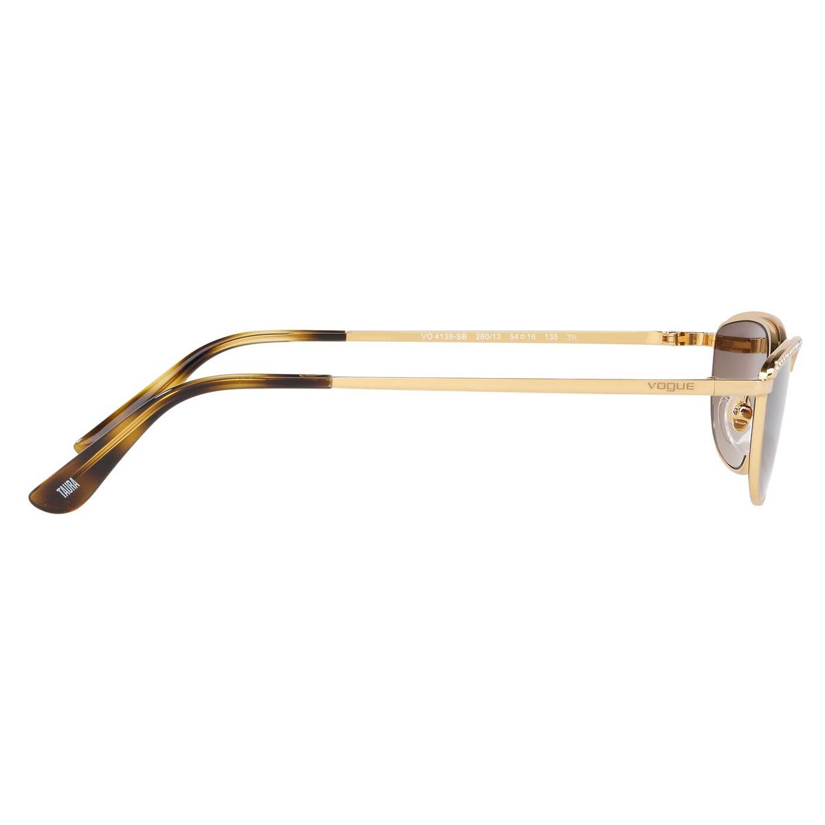Lentes Solares Vogue Armazón de Metal Oro