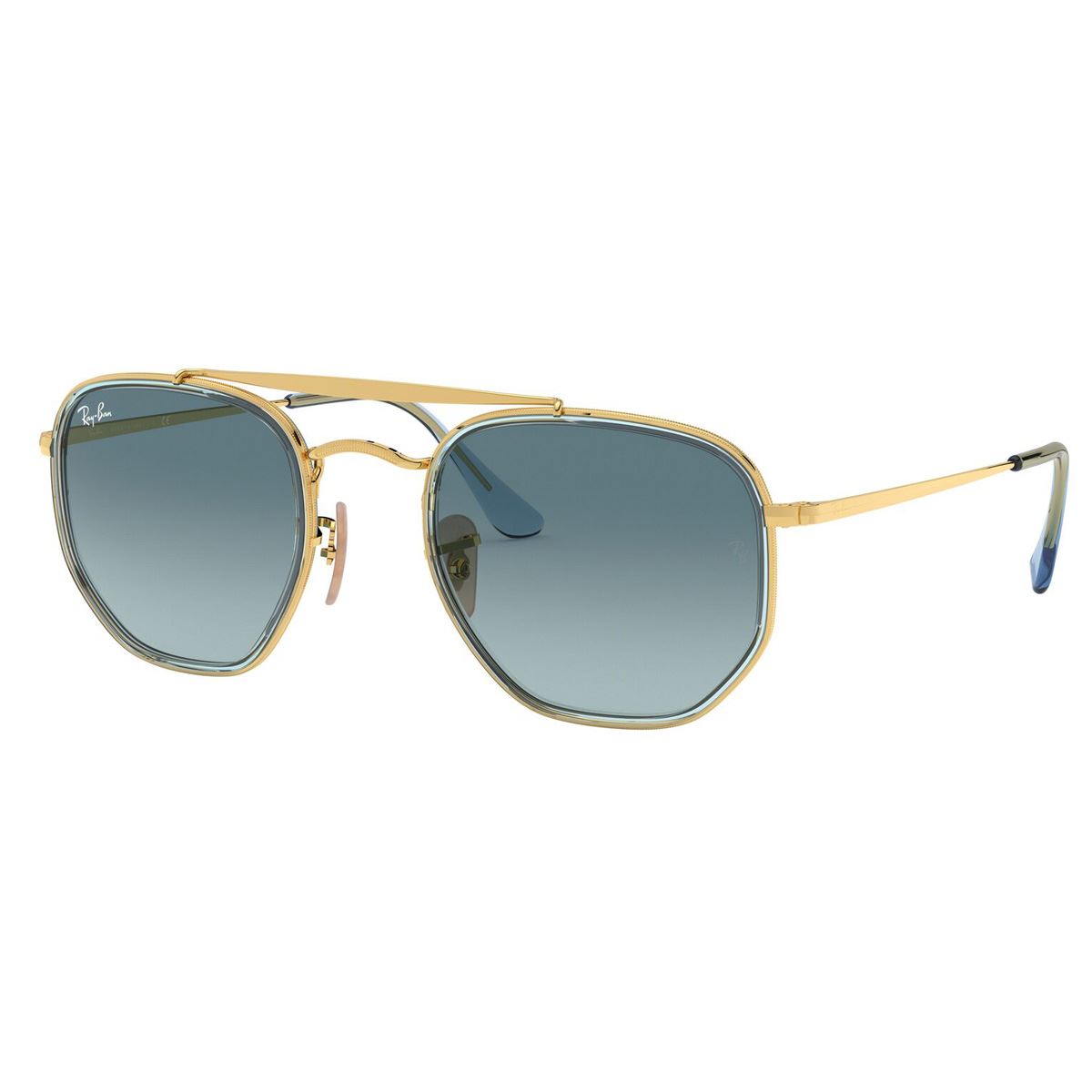 Lentes Solares Ray-Ban Armazón de Acero Oro