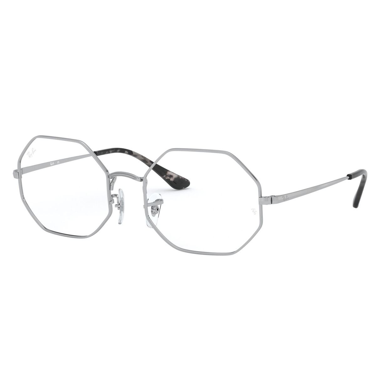 Armazón Hexagonal metal plata Ray-Ban
