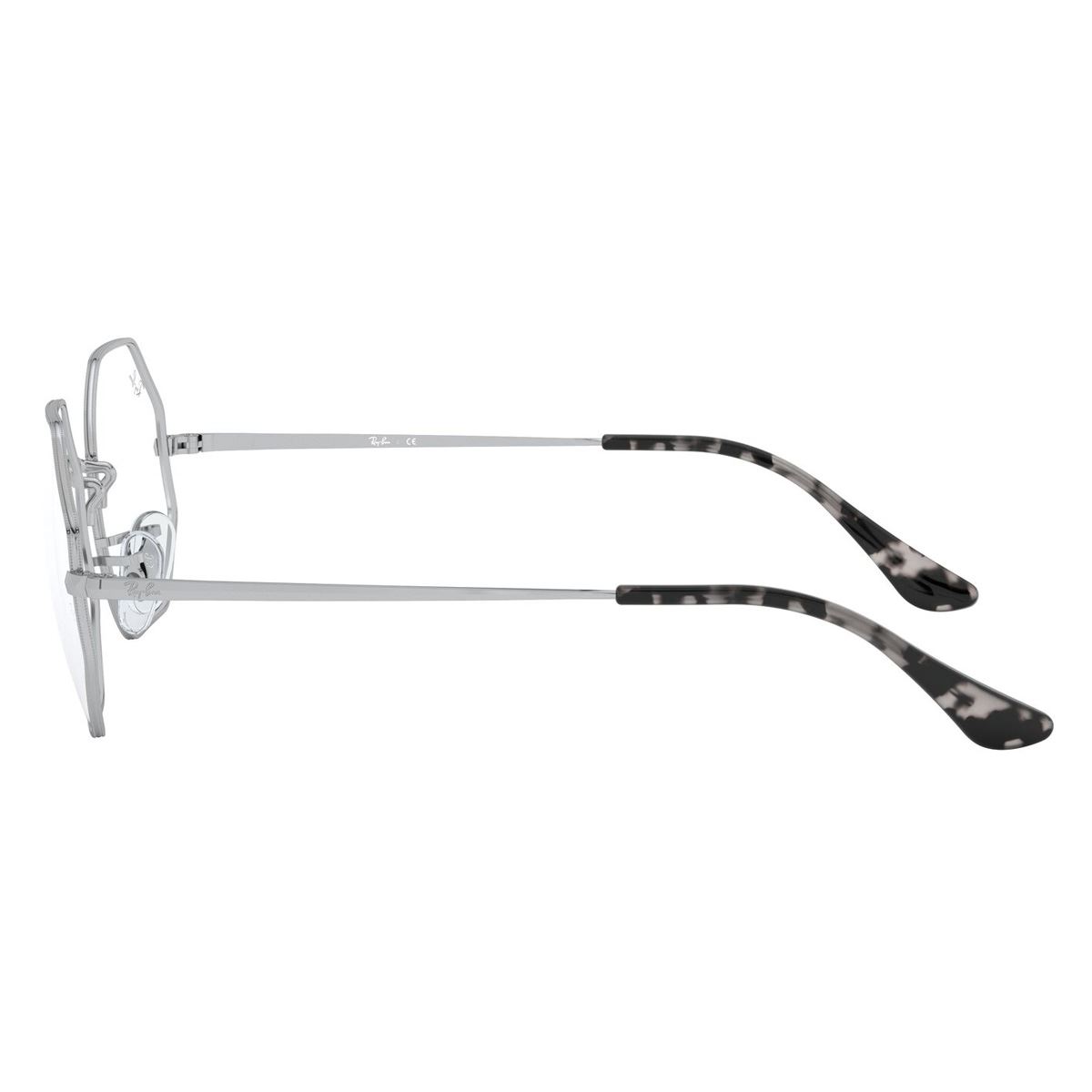 Armazón Hexagonal metal plata Ray-Ban