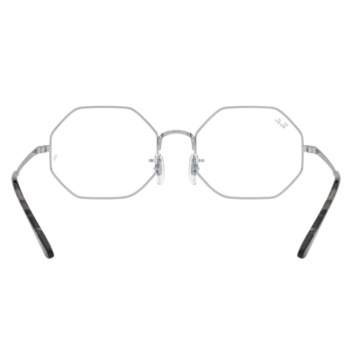 Armazón Hexagonal metal plata Ray-Ban