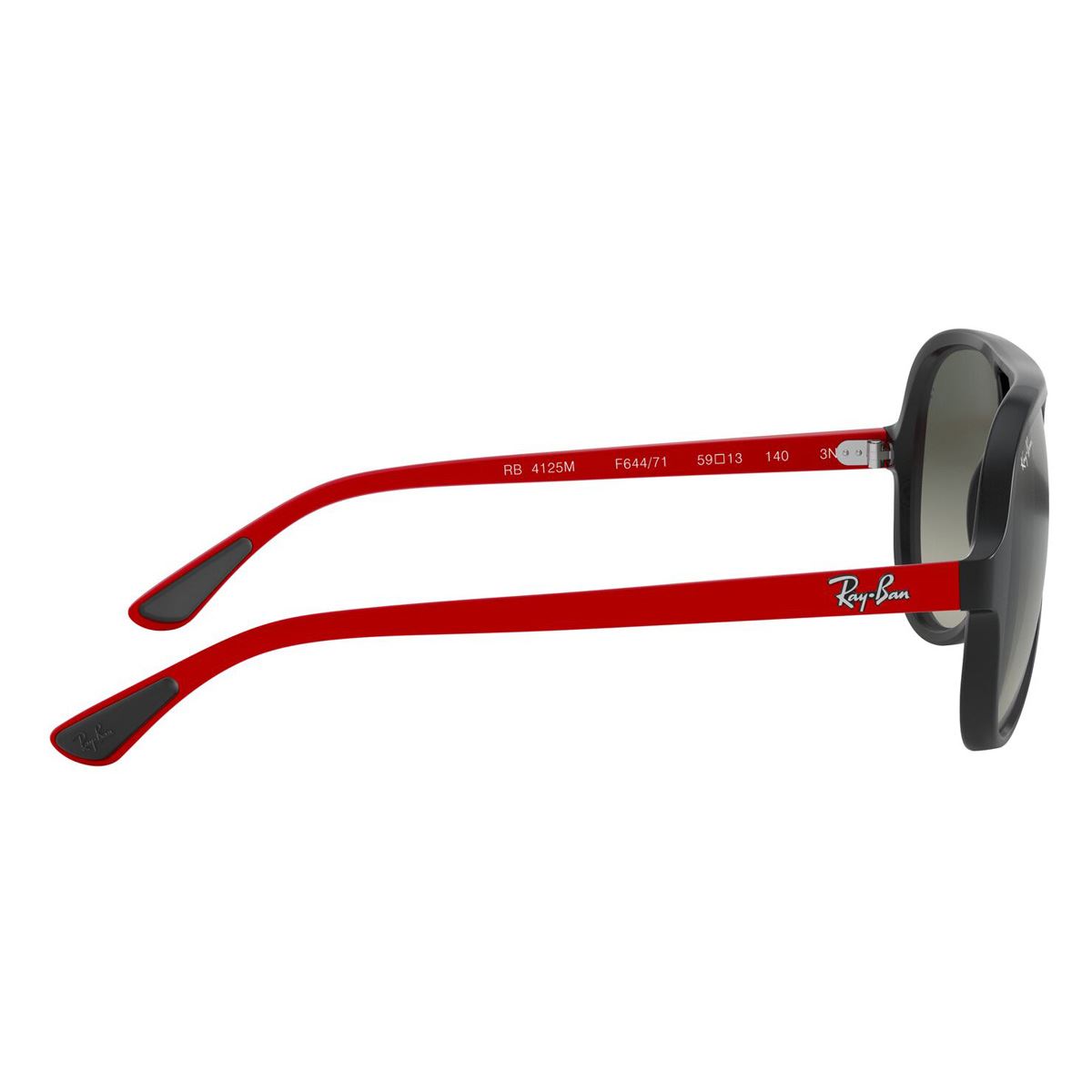 Lente Solar Gris Degradado Rojo 0RB4125M Ray-Ban
