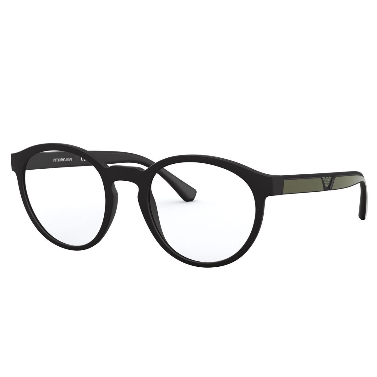 Lente Solar Transparente Negro Verde 0EA4152 Emporio Armani