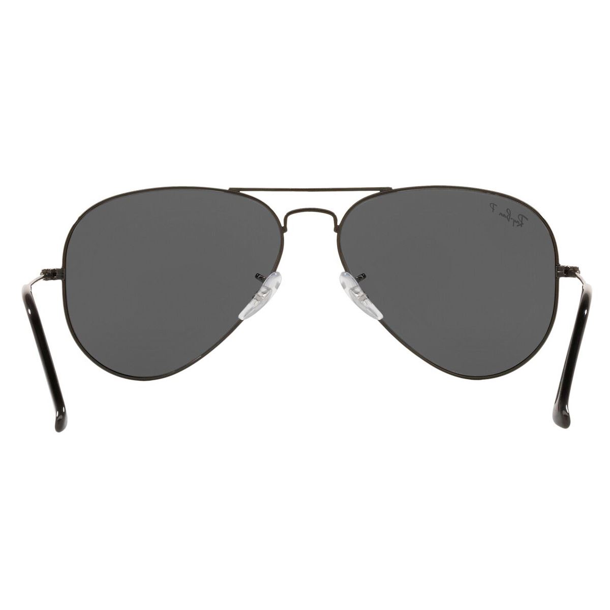 Lente Solar Ray-Ban Aviator Large Metal Polarizado Gris en Metal Negro