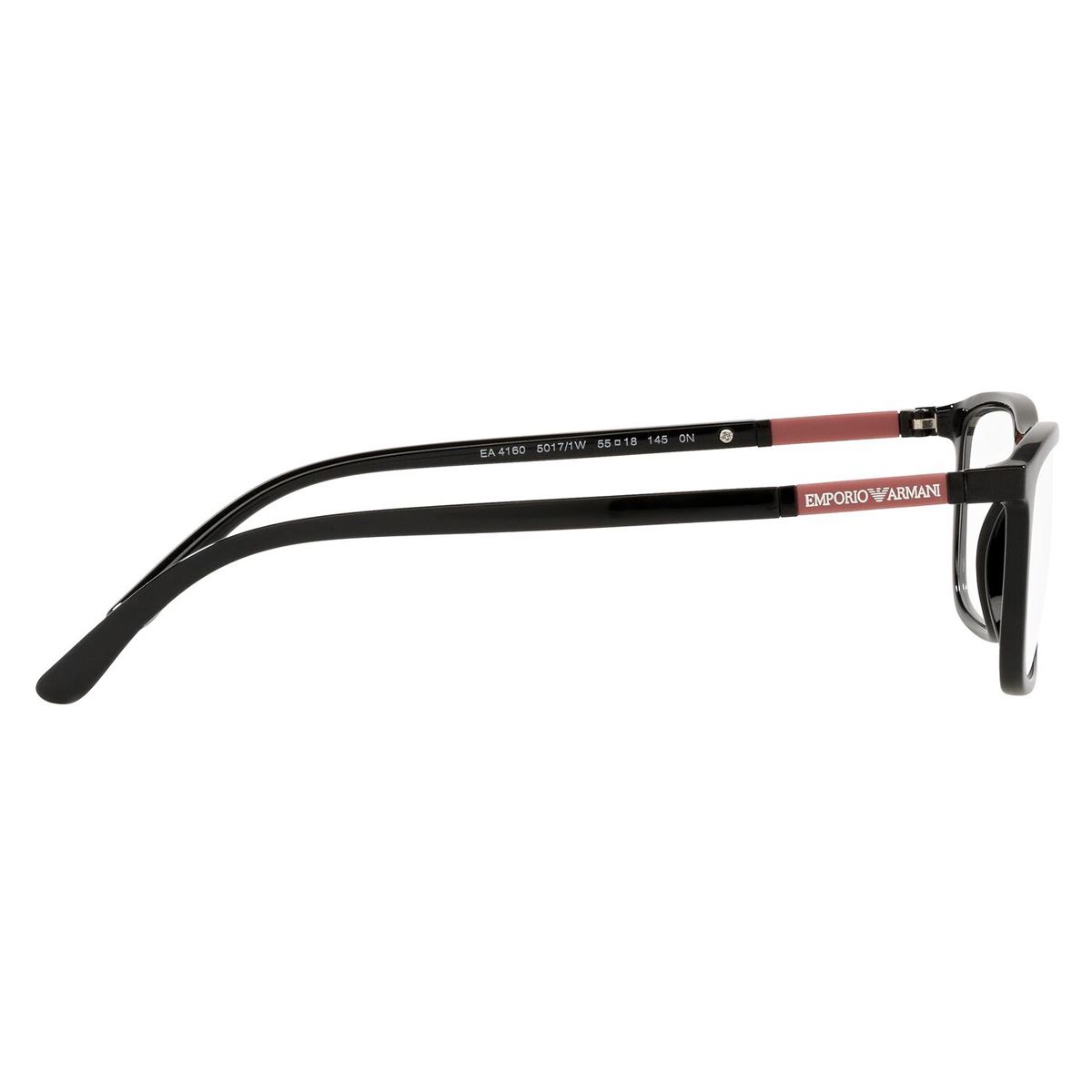 Lente Solar Emporio Armani Transparente en Nylon Negro