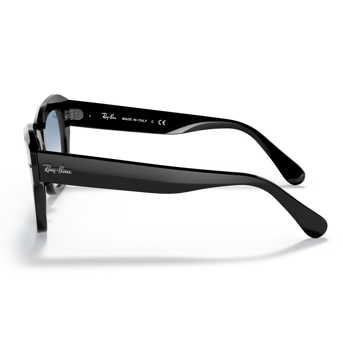 Lente Solar  Ray Ban azul degradado claro Unisex