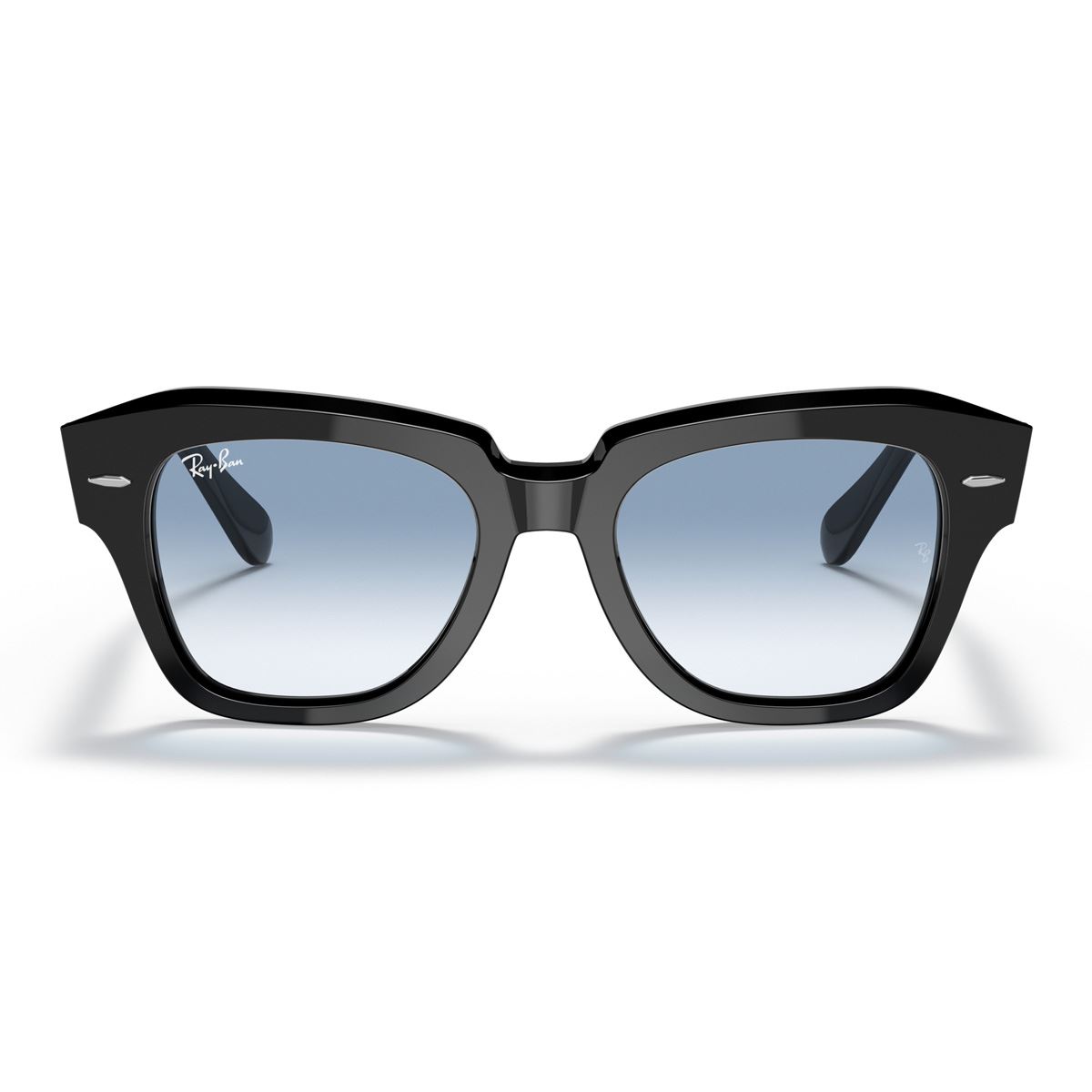 Lente Solar  Ray Ban azul degradado claro Unisex