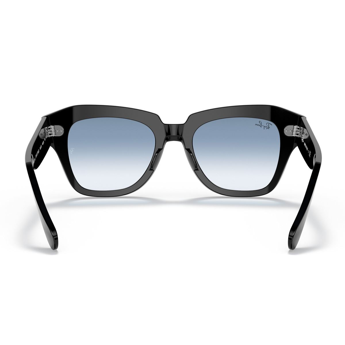 Lente Solar  Ray Ban azul degradado claro Unisex