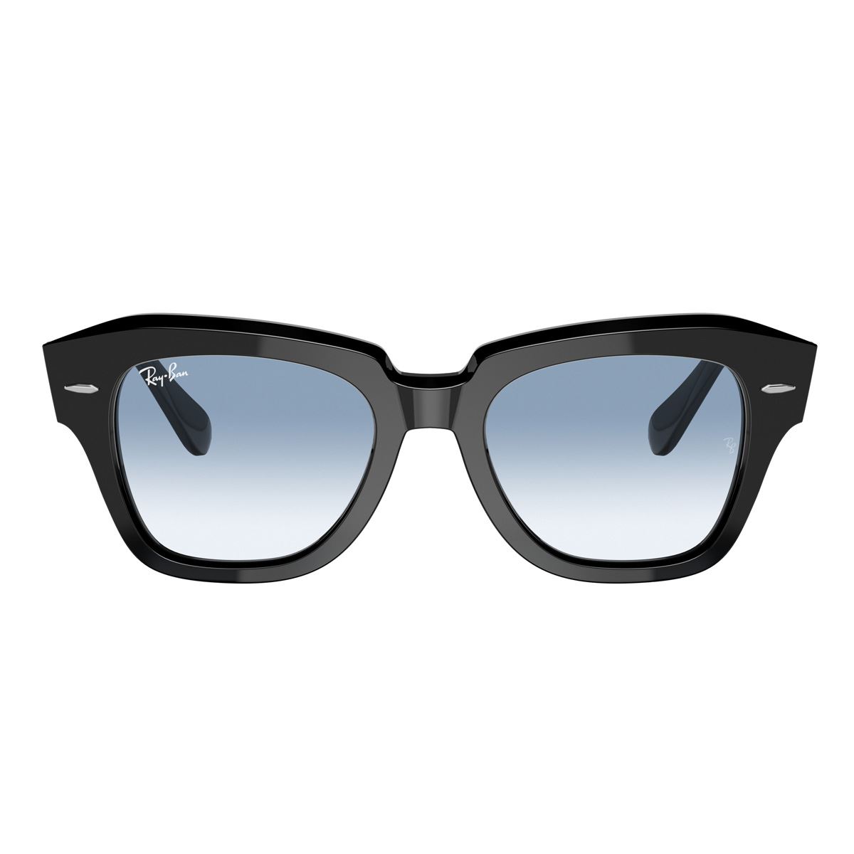 Lente Solar  Ray Ban azul degradado claro Unisex