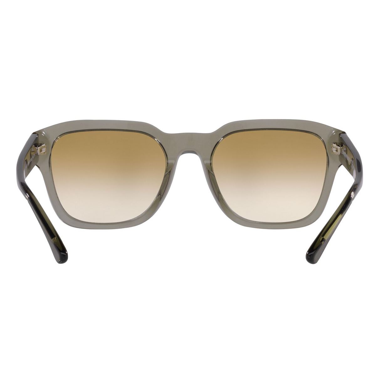 Lente solar Emporio Armani 0EA4175 degradado color marrón en acetato color verde