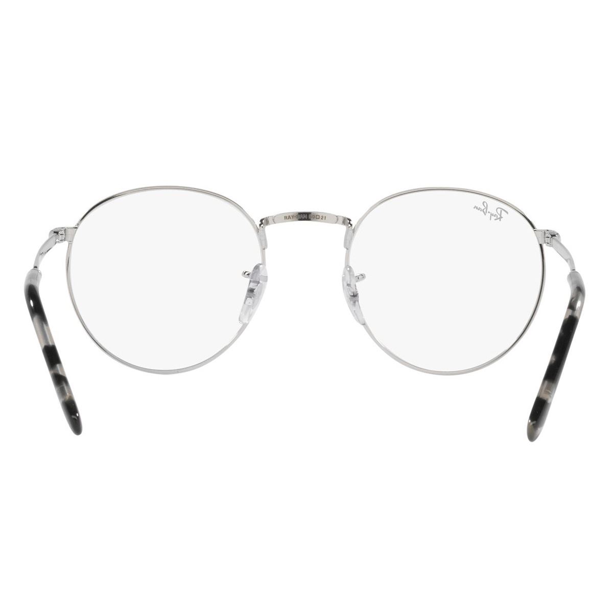 Armazón Ray-Ban New Round modelo 0RX3637V en metal color plata