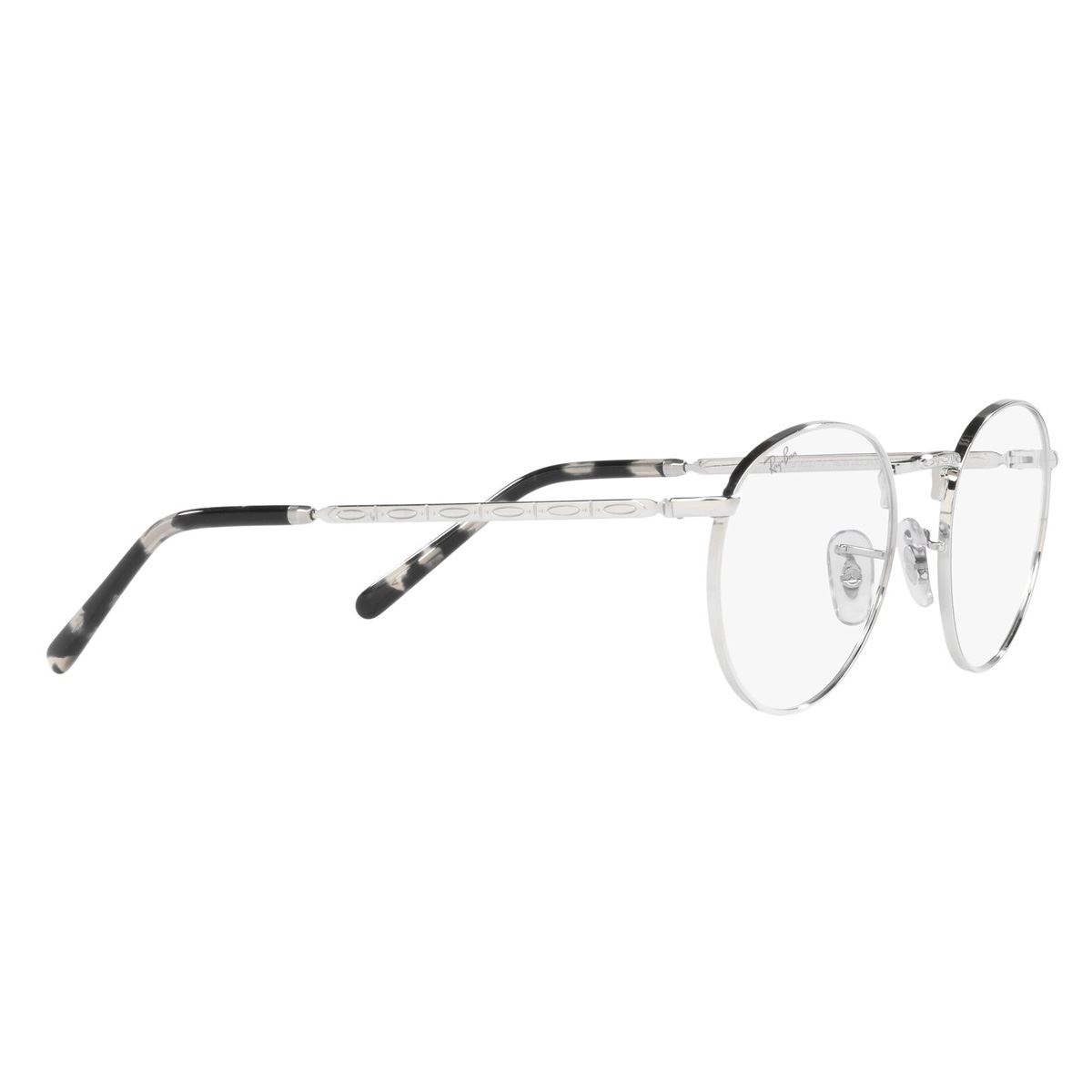 Armazón Ray-Ban New Round modelo 0RX3637V en metal color plata