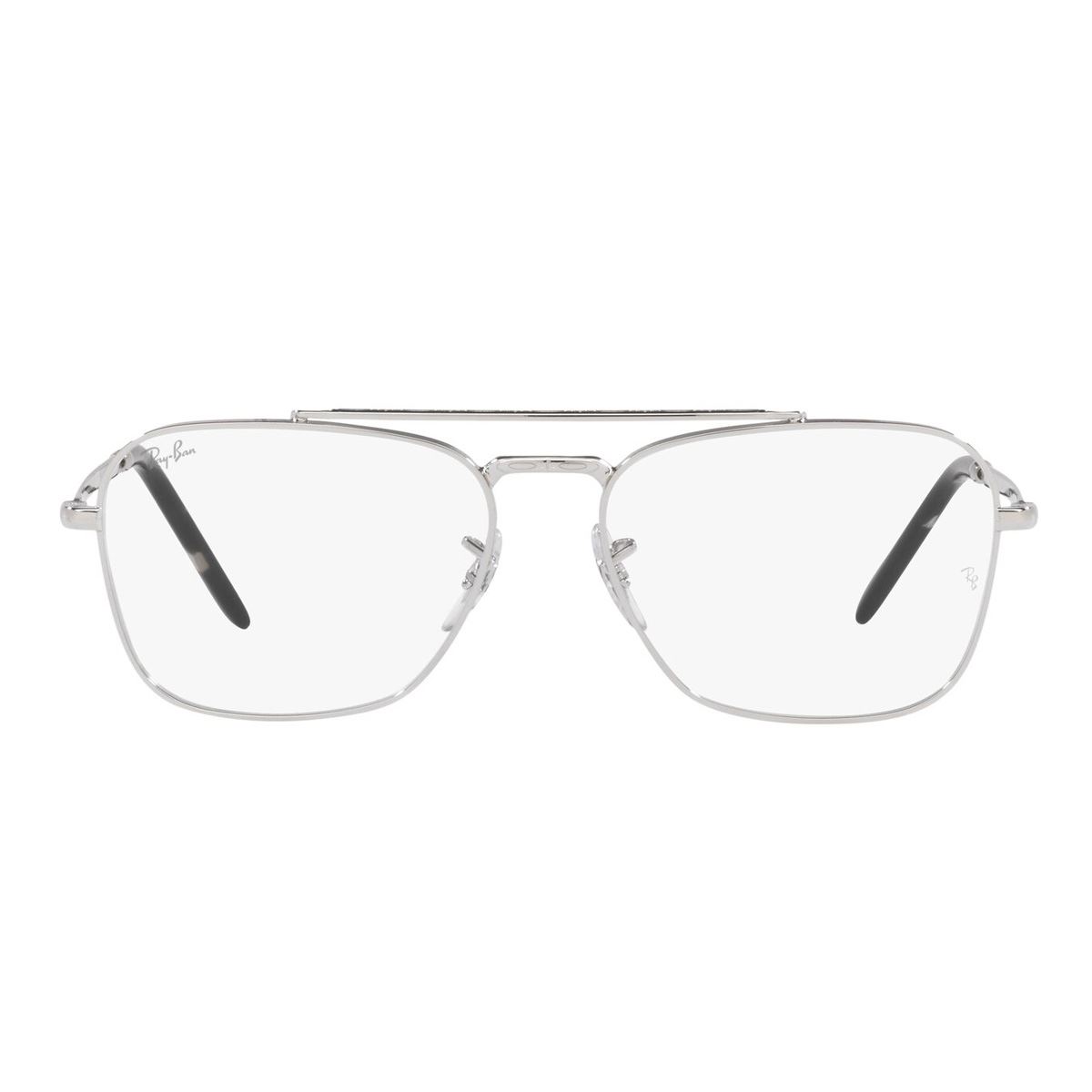 Armazón Ray-Ban New Caravan modelo 0RX3636V en metal color plata