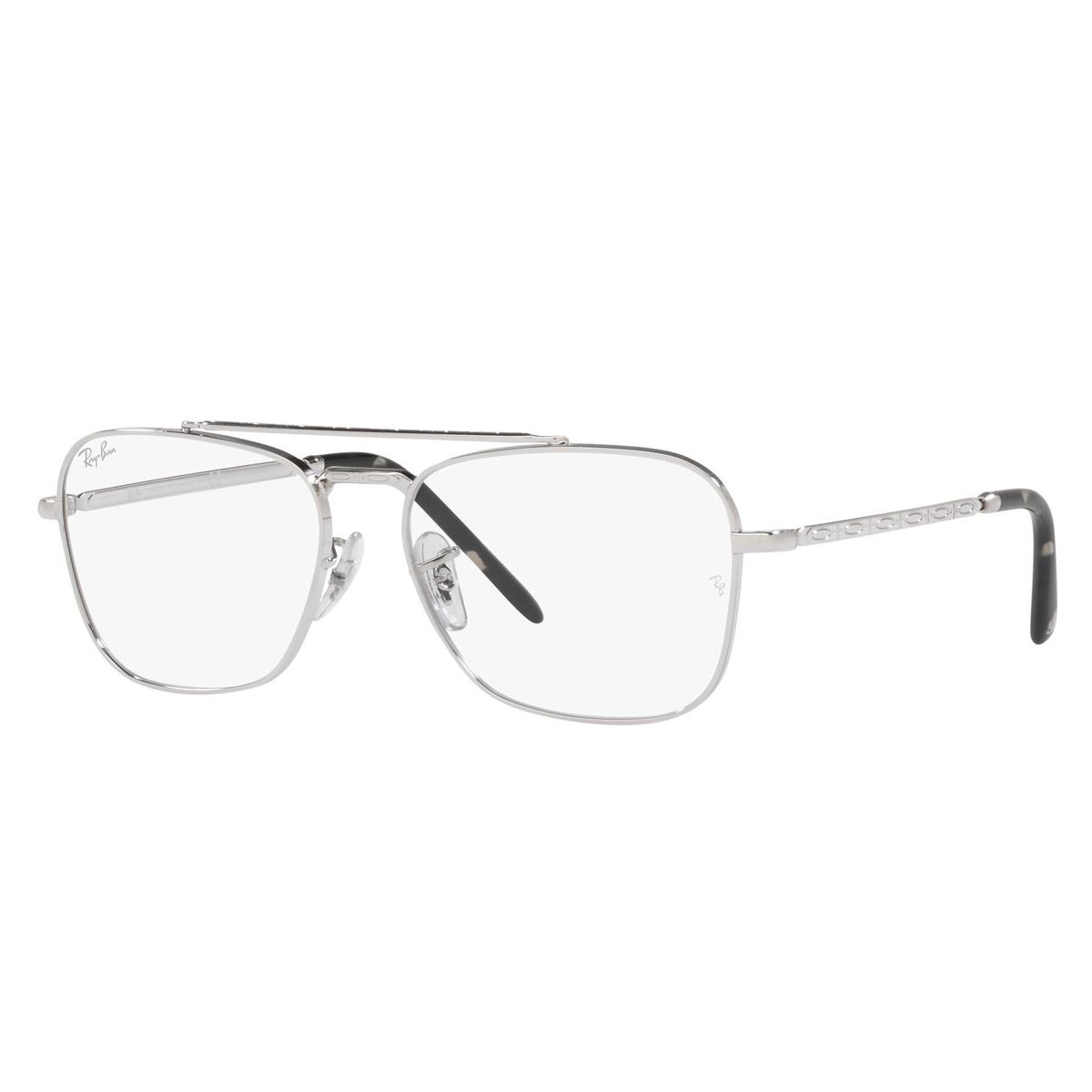 Armazón Ray-Ban New Caravan modelo 0RX3636V en metal color plata