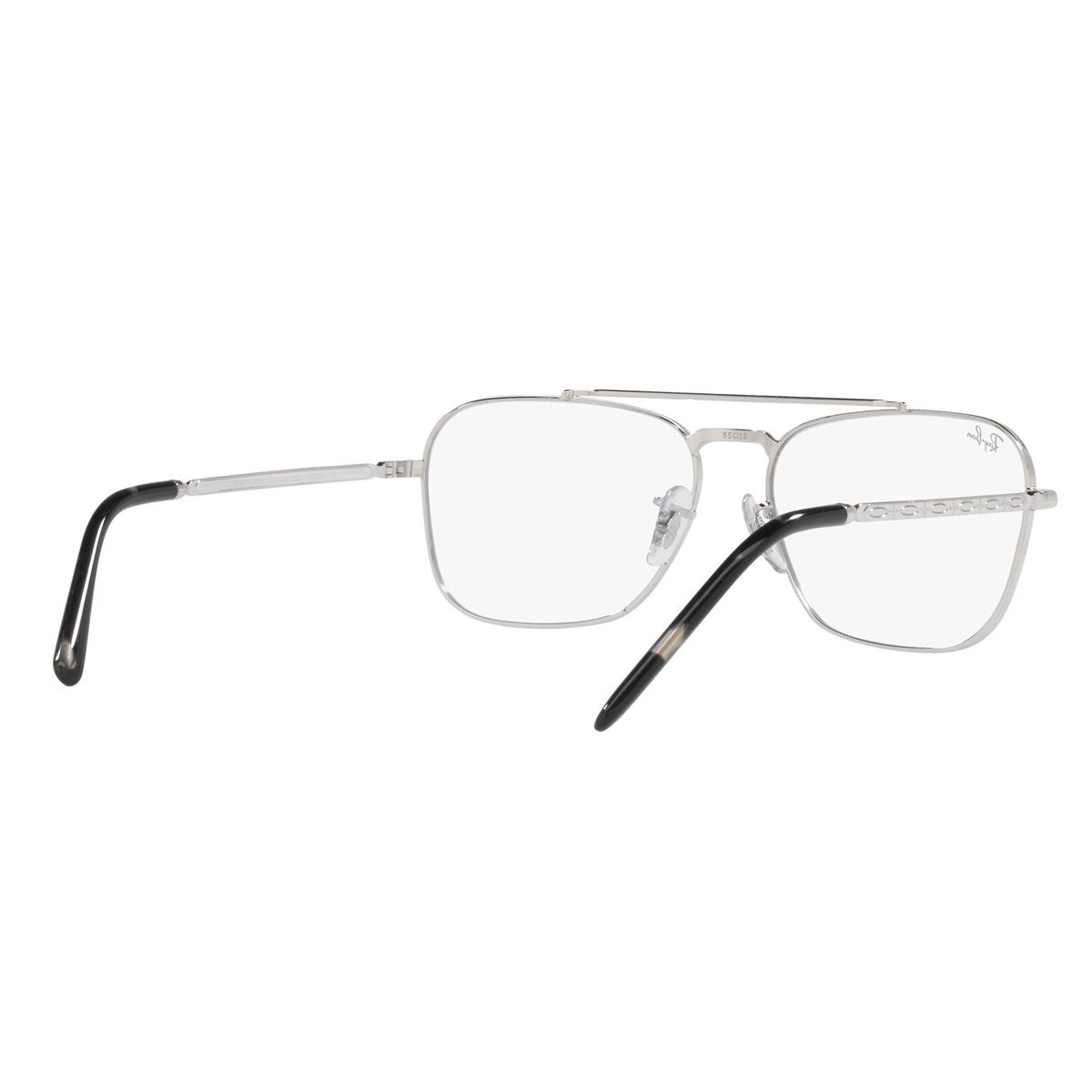Armazón Ray-Ban New Caravan modelo 0RX3636V en metal color plata