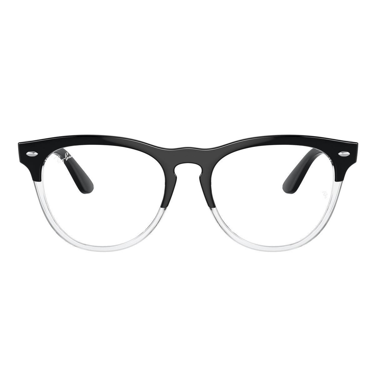 Armazón Ray Ban Negro Sobre Transparente Unisex