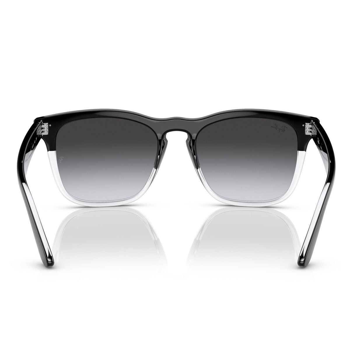 Lente Solar  Ray Ban gris degradado azul Unisex