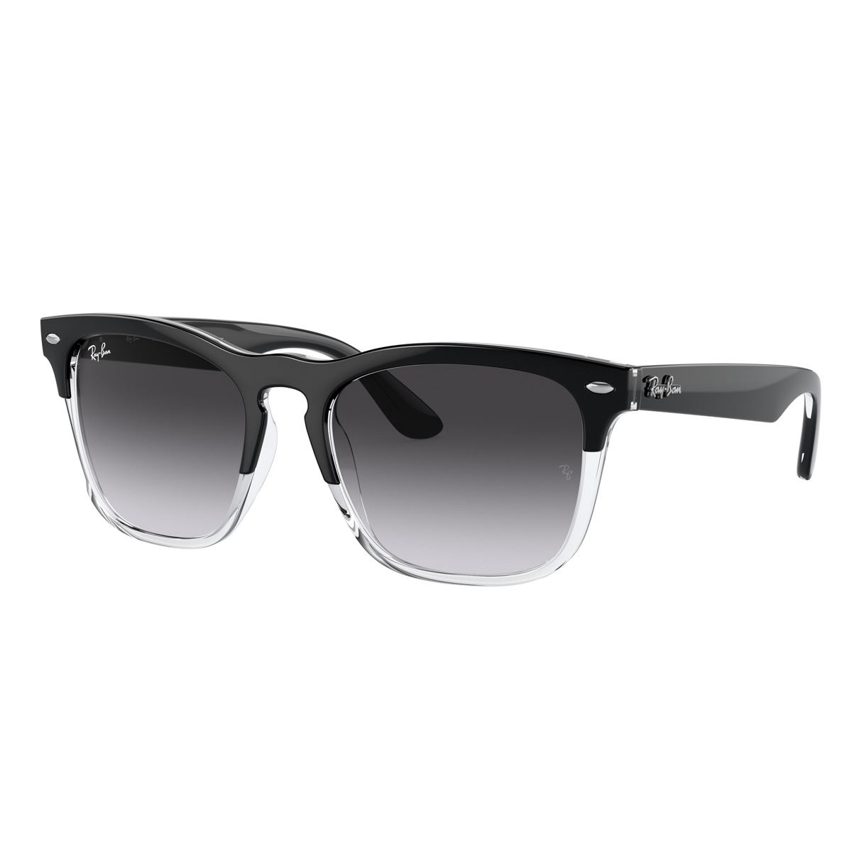 Lente Solar  Ray Ban gris degradado azul Unisex